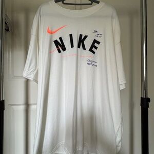 Nike White Graphic Men's T-Shirt Size 2XL - 1972 Bowerman Prototype